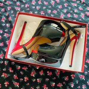 Elegant Black and Red Women's Heels